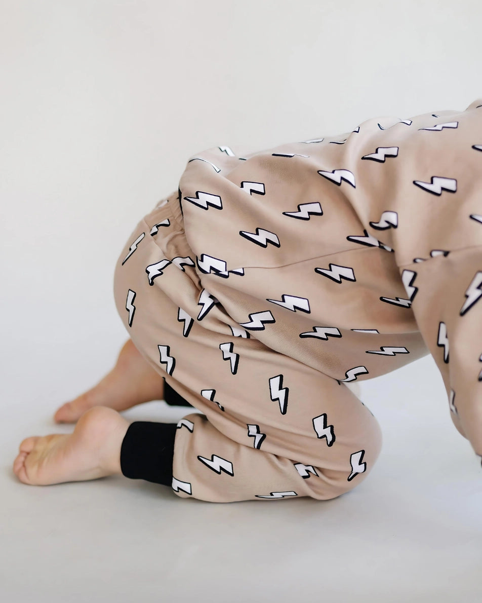 Baby + Kids Lightning Bolt Jogger Set