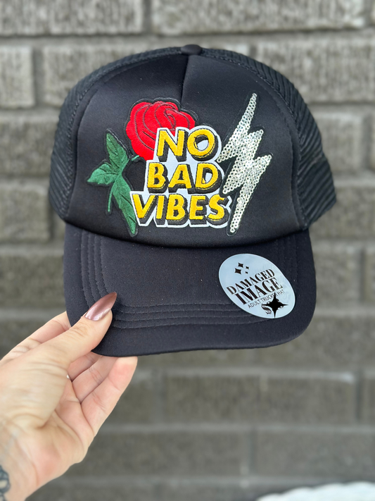 No Bad Vibes TRUCKER || *READY TO SHIP*