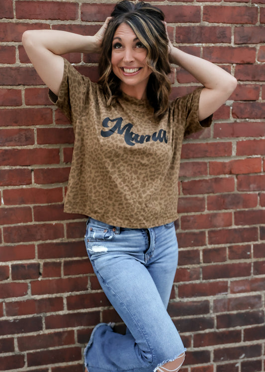 Leopard Mama TEE