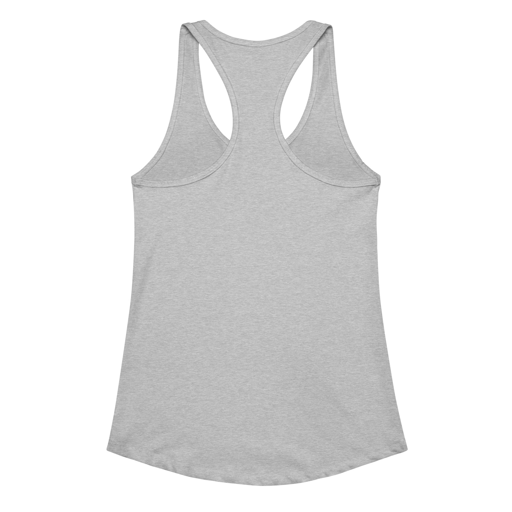 GREY TANK TOP BACK VIEW, PLAIN GREY TANK WITH A RACERBACK 