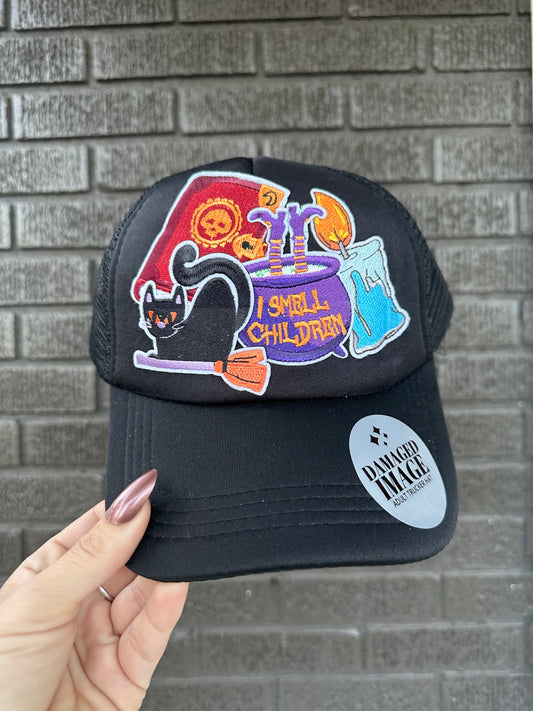 I Smell Children Halloween TRUCKER || *READY TO SHIP*