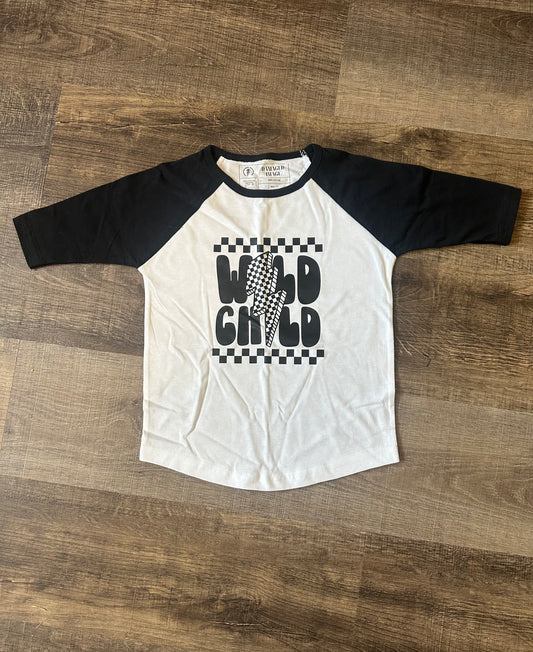 Wild Child Baseball-Style Tee