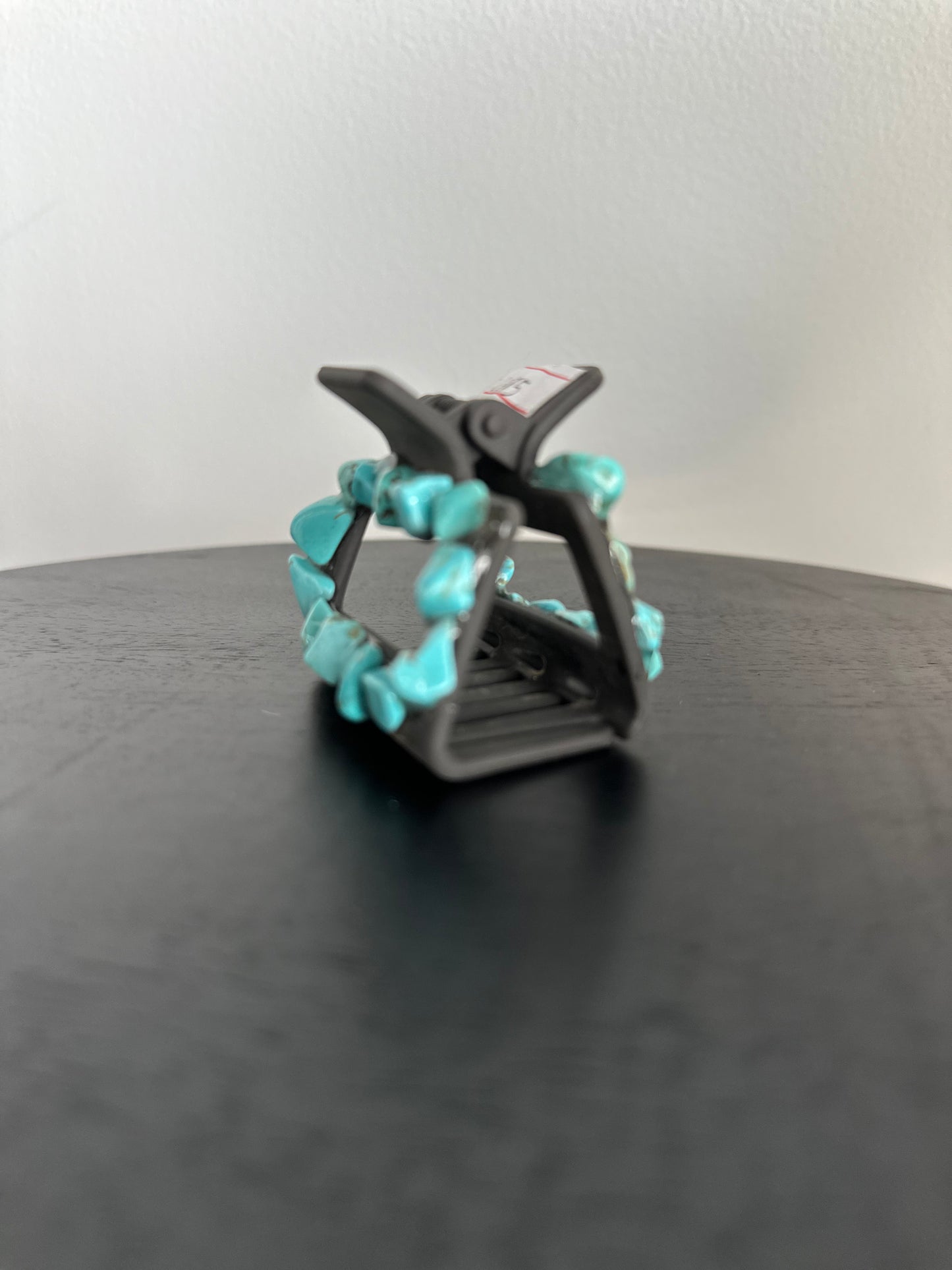 2" Turquoise Stone Claw Clip | HV Leather