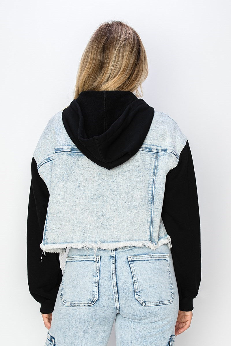 RISEN OVERSIZED HOODIE JACKET