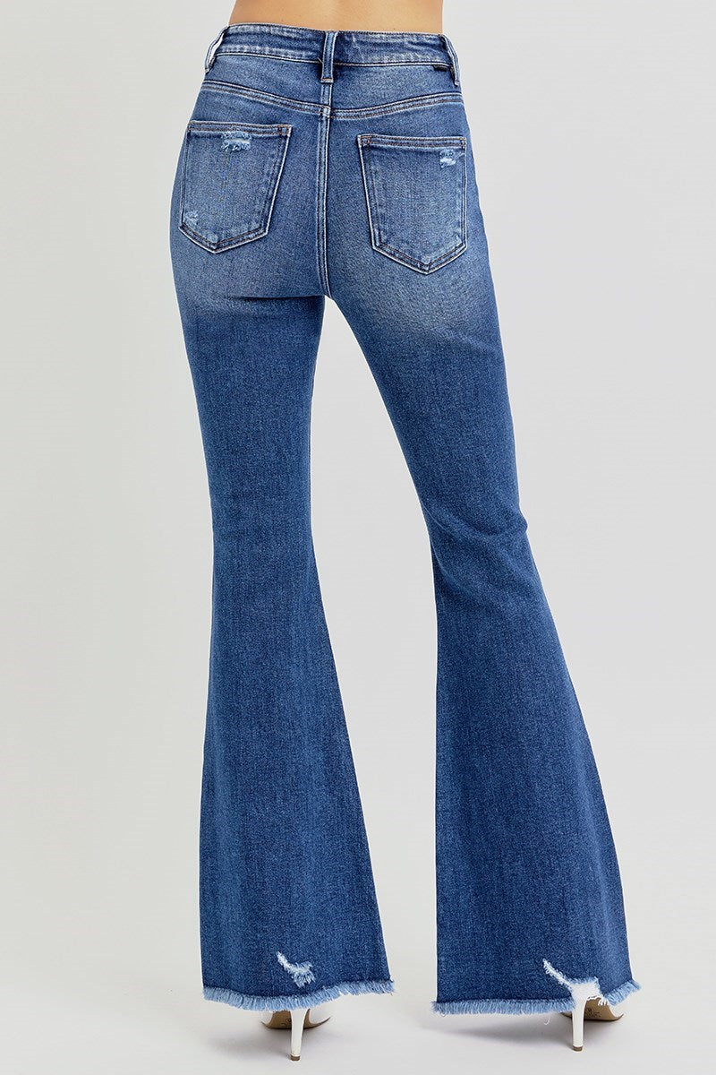 HIGH RISE FLARE JEANS